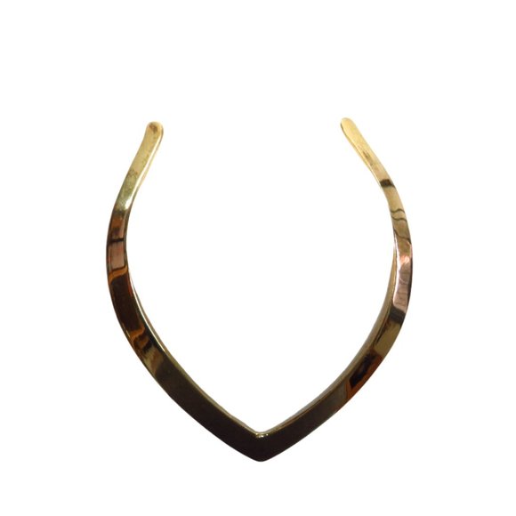 Unbranded Jewelry - Solid Brass Choker Collar Necklace